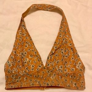 Urban Outfitters Floral Halter Bralette